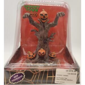 Lemax 83342 Spooky Town 2018 Evil Pumpkin Tree Halloween